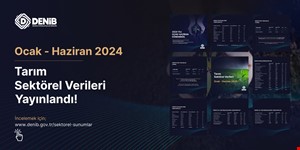 Tarım Sektörel İhracat Verileri Ocak - Haziran 2024