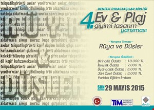 DENİB 4. Ev ve Plaj Giyimi Tasarım Yarışması Başlıyor...