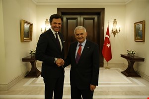 TİM Yönetim Kurulu, Başbakanımız Sn. Binali YILDIRIM' a Çalışma Ziyaretinde Bulundu.