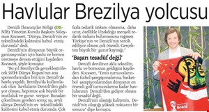 Havlular Brezilya' ya...