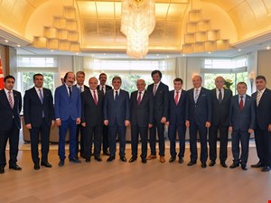 TİM Yönetim Kurulu CUMHURBAŞKANI ile Görüştü.