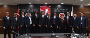 DENİB Heyeti, Ekonomi Bakanımız Sayın Nihat ZEYBEKCİ' yi Makamında Ziyaret Etti