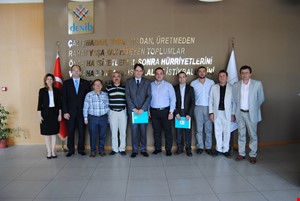 Makedonya Türkiye Büyükelçisi GORAN TASKOVSKİ DENİB'i Ziyaret Etti