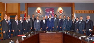 TİM Heyeti Başbakan Yardımcısı ve 65. Hükümet Bakanları' na Nezaket Ziyaretlerinde Bulundu