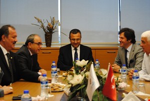 DENİB PRESİDENT KOCASERT ACCEPTING CONGRATULATION