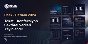 Tekstil-Konfeksiyon Sektörel Verileri Ocak - Haziran 2024